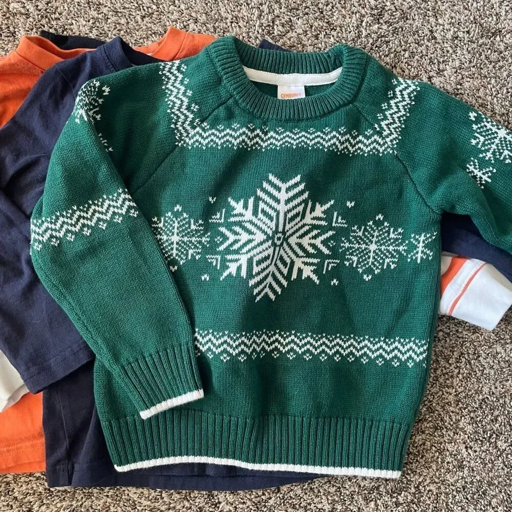 3T boys seasonal holiday tops